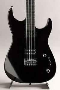 Marchione Guitars Neck Through Trans Black USED w/Hardcase FREE SHIPPING #R391