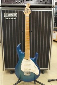 MUSICMAN Silhouette Blue w/hard case Free shipping Guiter Bass From JAPAN #F43