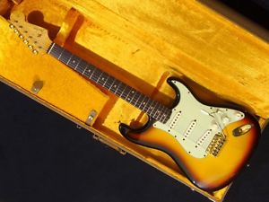 Fender Custom Shop 1960 Stratocaster 3TS Gold Hardware w/hard case F/S #X639