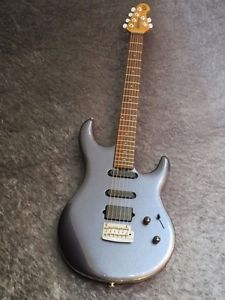 MusicMan LUKE III Gray w/hard case Free shipping Guitar Bass from Japan #E919