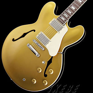 Gibson Memphis ES-335 Plain Top 2016 Limited Gold Top New    w/ Hard case