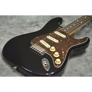 FENDER JAPAN ST62 BLACK Guitar USED w/Softcase FREE SHIPPING from Japan #361