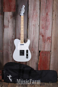 Fender® Special Edition Telecaster Electric Guitar Tele White Opal with Gig Bag