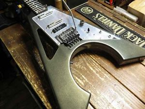 Killer KG-FLYING-Y Gun Metal Black Floyd Rose Equipped Used Electric Guitar JP