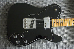 Vintage 1974 Fender Telecaster Custom w/ OHSC black 100% original