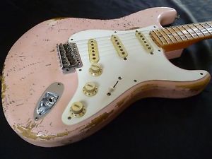 Fender Custom Shop Master Built 1957 Heavy Relic Stratocaster in Shell Pink
