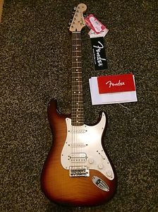 Fender Deluxe Plus Top Stratocaster With iOS Interface and Fender Gig Bag BNWT