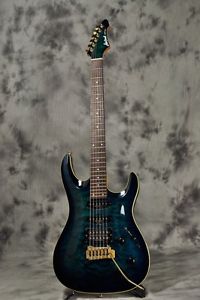 Aria Pro II MAC-85 Blue Burst wave Magna series Used Electric Guitar Deal Japan