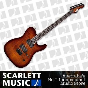 ESP LTD TE-401 Dark Brown Sunburst Electric Guitar w/EMG's *BRAND NEW*