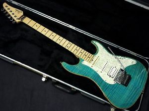 Suhr Pro Series S6 Bahama Blue w/hard case Free shipping Guiter From JAPAN #X756