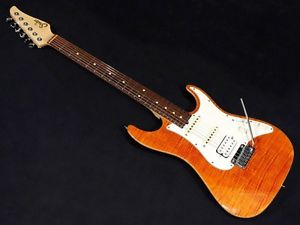 Suhr Pro Series S3 Trans Amber w/Soft case Free shipping Guiter From JAPAN #X752