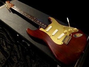 Fender Japan ST62 Custom Order Model Brown w/hard case Free shipping Guiter #I5