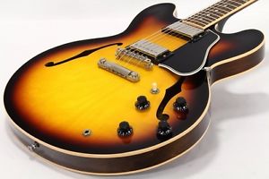 Gibson Memphis / ES-335 DOT Plain Vintage Sunburst Electric Guitar Free Shipping