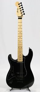 Guitar Works ORDER MEDIUM SCALE ST LH Black Used Electric Guitar F/S EMS