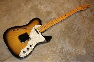 Fender 1969 TELECASTER THINLINE Vintage Guitar Sunburst Free Shipping Japan