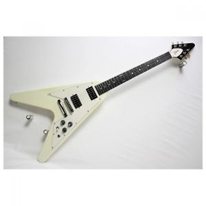 Gibson Flying V 67 Mahogany Body Cream White 2006 Used Electric Guitar Japan F/S