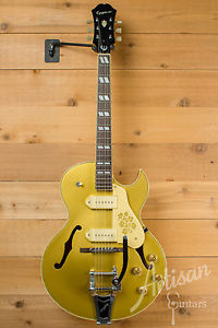 Epiphone ES-295 Electric Guitar Metallic Gold Finish Pre-Owned 2004