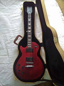 Left Handed Gibson Les Paul LPJ 2013 Cherry Red + Hardcase, All Original Guitar