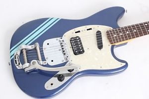 Fender Mustang Kurt Cobain Signature Racing Stripes w/Bigsby