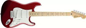 Fender Standard Stratocaster Candy Apple Red Maple Guitar