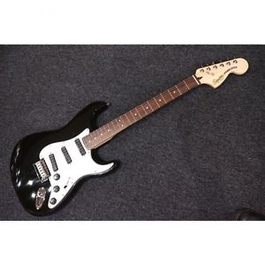Squier Deluxe Hot Rails Strat Black Used Electric Guitar Best Price From Japan