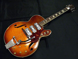 1965 Silvertone Model 57 1454L Hollow Guitar Free Shipping Vintage