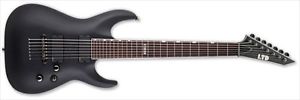ESP LTD MH-417 7 String Electric Guitar Black Satin **NEW**