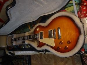Left Handed Gibson Les Paul Standard AA Grade top with OHSC