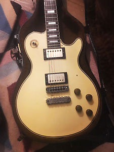 ALL ORIGINAL 1978 Ibanez PF Series Aged White w/Case made in Japan Les Paul LP