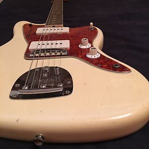 1966 Fender Jazzmaster Vintage Electric Guitar 100% Original Olympic White w/hc
