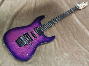 Free Shipping New Killer KG-SCARY Limited Sunset Purple Electric Guitar