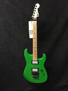 Rare USA Charvel San Dimas Slime Green With Hardshell Fender Skb Case