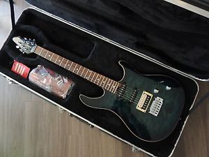 Peavey ST Limited 2008 Green Quilt Top (Custom Shop) + Hard Shell Case