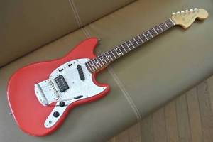 RARE Fender Japan KC-MG Red Mustang Kurt Cobain Excellent Shape NICE guitar