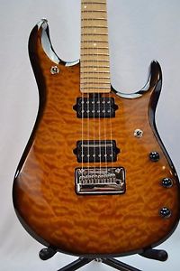Ernie Ball Music Man BFR Petrucci 6 Quilted Maple Top Vintage Tobacco JP6 USED