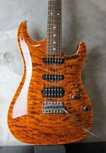 Suhr: Electric Guitar Modern Carve Top Standard / Root Beer Stain USED
