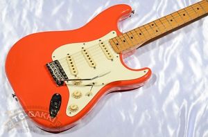 EX Condition Fender Japan 1982 ST57-115 Feista Red JV Serial Electric Guitar
