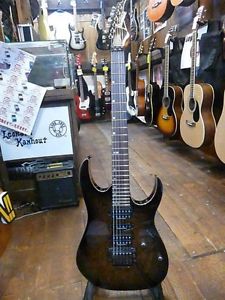 Ibanez Premium RG970WGWZ Black w/soft case F/S Guiter Bass From JAPAN #F171