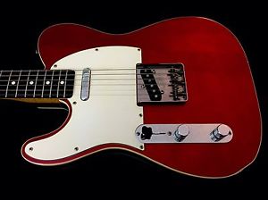 LEFTY! Fender 62RI Telecaster Custom Double Bound Guitar Candy Apple Red HSC