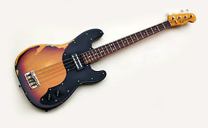 Fender Squier Telecaster 70s Bass Relic Guitar Vintage
