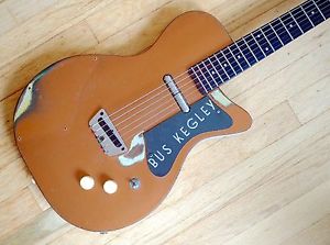 1958 Silvertone U-1 by Danelectro Vintage Electric Guitar Lipstick Pickup Copper