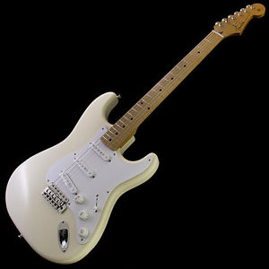 Free Shipping Used Fender Classic 50s Strat (Vintage White) Electric Guitar
