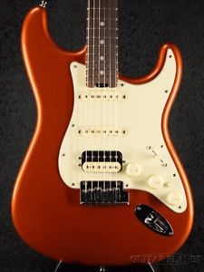 Fender USA American Elite Stratocaster HSS Shawbucker Autumn Blaze Metallic