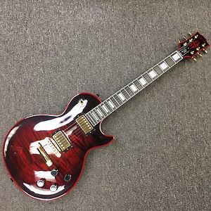 Rare Finish Gibson Les Paul Custom Red Widow Burst Limited Edition Custom Shop