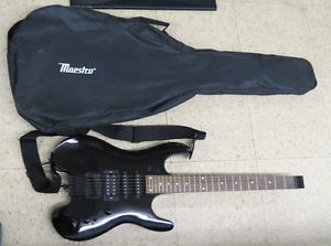 Vintage headless 6-String Electric Guitar with  Gig Bag