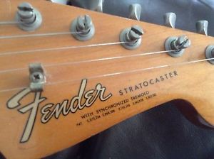 1965/66 Fender Stratocaster. Transition Guitar.