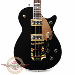 Brand New Gretsch G5435TG-BLK Limited Edition Electromatic Pro Jet Black & Gold