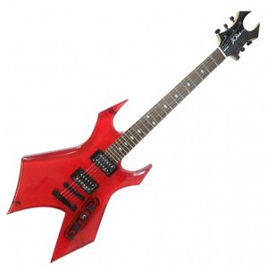 B.C. Rich Warlock Rosewood Finger Plate Red Used Electric Guitar Best Deal Japan