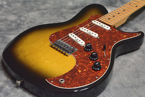 Rare ARIA VF-G1 The Ventures Model Brown Sunburst 2000 Used Guitar w/Hard Case