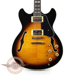 Brand New Ibanez JSM10 John Scofield Electric Guitar Vintage Yellow Sunburst